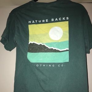 Green Nature Backs T shirt